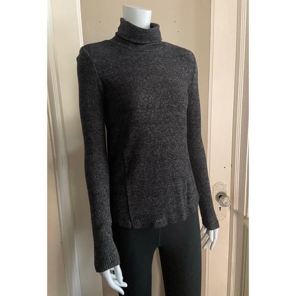 Anthropologie: SATURDAY SUNDAY Gray Knit Turtleneck sz XS - Picture 1 of 10